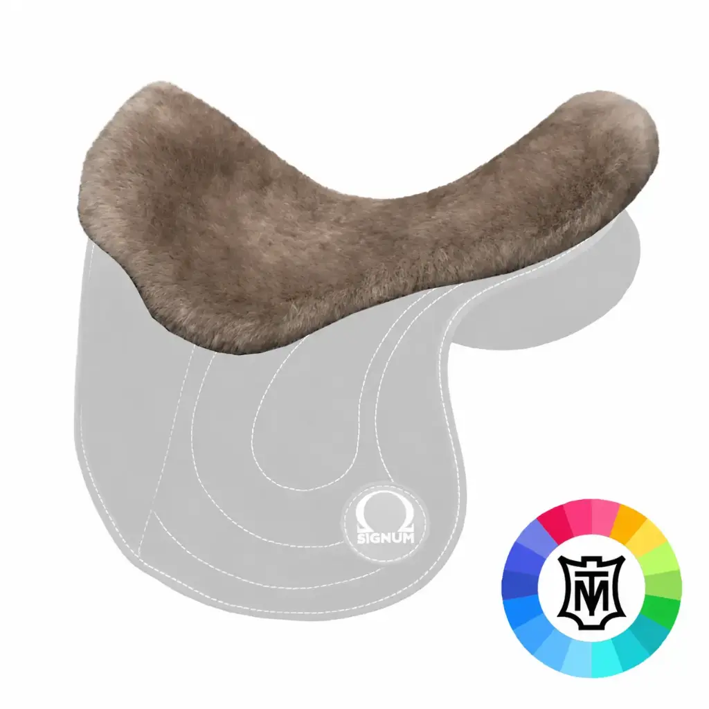 Mattes Lammfell Sitzbezug für Signum Reitpad & Paddle®